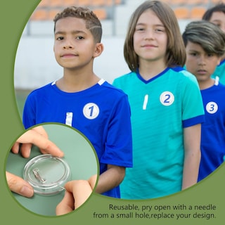 Foto 6 | Foto 6 | Kit Para Hacer Botones Bignc Bignc Juego De 20 Alfileres Transparentes Para Manualidades - Venta Internacional.