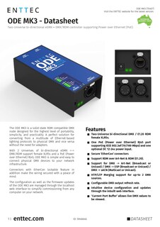 Foto 6 | Foto 6 | Interfaz De Convertidor Ethernet Enttec Ode Mk3 70407 - Venta Internacional.