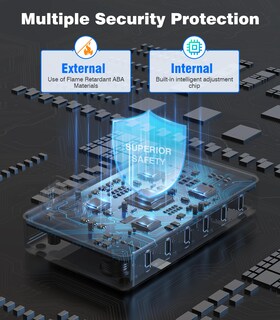 Foto 2 | Foto 2 | Estación De Carga Creative Design 50 W 6 Puertos Carga Rápida - Venta Internacional.