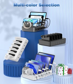 Foto 7 | Foto 7 | Estación De Carga Creative Design 50 W 6 Puertos Carga Rápida - Venta Internacional.