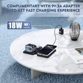 Foto 5 | Foto 5 | Estación De Carga Knold Cargador Inalámbrico 3 En 1 Para Iphone - Venta Internacional.