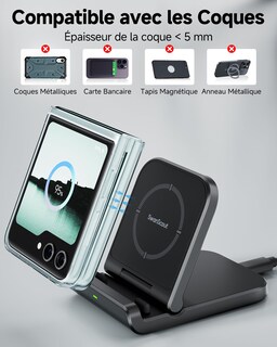 Foto 5 | Foto 5 | Cargador Inalámbrico Swanscout Para Samsung Z Flip 6/5/4/3 - Venta Internacional.