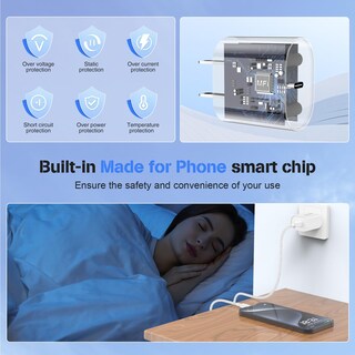 Foto 3 | Foto 3 | Cargador Hzevn De Carga Rápida Usb-c De 20 W Para Iphone 15 Pro Max - Venta Internacional.