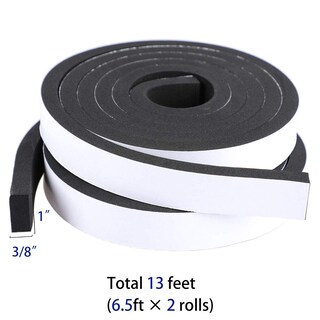 Foto 2 | Foto 2 | Cinta De Espuma Mxcell Tira De Sellado Impermeable De Neopreno Cr De 1 Cm X 2 6 Cm X 4 M - Venta Internacional.