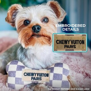 Foto 3 | Foto 3 | Juguete De Peluche Para Perros Haute Diggity Dog Chewy Vuiton Checker Bone Xl - Venta Internacional.