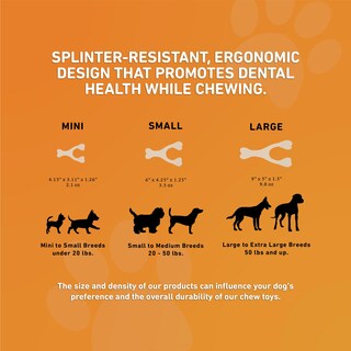 Foto 6 | Foto 6 | Juguete Masticable Para Perros Betterbone De Densidad Dura Totalmente Natural Sin Nailon - Venta Internacional.