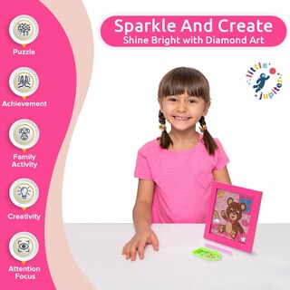 Foto 2 | Foto 2 | Kit De Arte Con Forma De Diamante Little Jupiter Con Marco Para Niños Mayores De 6 Años - Venta Internacional.