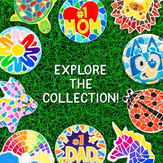 Foto 7 | Foto 7 | Mosaico Stepping Stone Creative Roots Con Forma De Unicornio Para Niños Mayores De 6 Años - Venta Internacional.