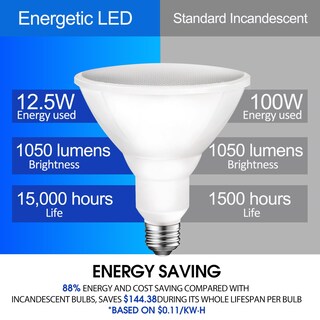 Foto 6 | Foto 6 | Bombilla Led Par38 Para Exteriores E Energetic 12 5 W 4000 K - Venta Internacional.