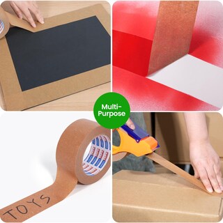 Foto 5 | Foto 5 | Cinta De Embalaje Adhes De Papel Kraft De Alta Resistencia De 2 Cm X 40 M 3 Rollos - Venta Internacional.