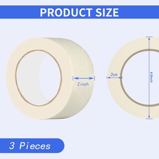 Foto 2 | Foto 2 | Cinta Adhesiva Jayjayup De 5 Cm De Ancho 3 Unidades Para Pintar 150 M En Total - Venta Internacional.