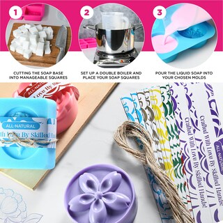 Foto 3 | Foto 3 | Kit Para Hacer Jabón Prime Creations Con Base Para Derretir Y Verter Moldes - Venta Internacional.