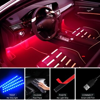 Foto 6 | Foto 6 | Luces Led Para Coche Hovano App Control Interior Inteligente Rgb 48 Led - Venta Internacional.