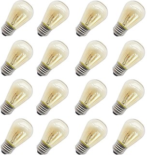 Foto 1 | Foto 1 | Guirnalda De Bombillas Para Exteriores Rolay S14 Incandescentes 11 W Paquete De 16 - Venta Internacional.