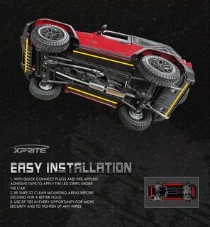 Foto 5 | Foto 5 | Tiras De Luces Decorativas De Neón Underglow Para Coche Xprite 252 Led Rgb - Venta Internacional.