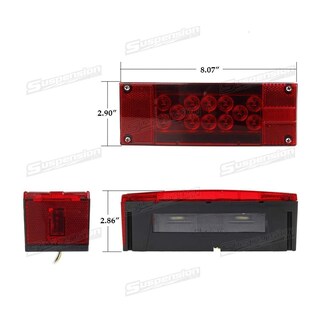 Foto 3 | Foto 3 | Luces Para Remolque Susicit Sumergibles Perfil Bajo 12 V Led 2 Unidades - Venta Internacional.