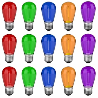 Foto 1 | Foto 1 | Cadena De Bombillas Led Visterlite S14 1 W 15 Unidades E26 Multicolor - Venta Internacional.