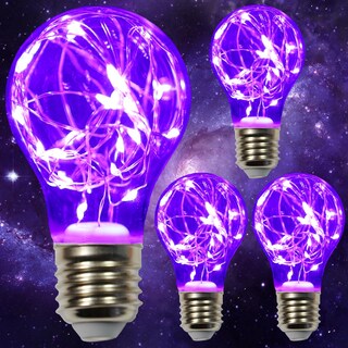 Foto 1 | Foto 1 | Bombilla Decorativa Howorr Led Púrpura De 2 W E26 Paquete De 4 - Venta Internacional.