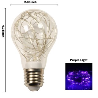 Foto 5 | Foto 5 | Bombilla Decorativa Howorr Led Púrpura De 2 W E26 Paquete De 4 - Venta Internacional.