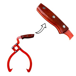 Foto 2 | Foto 2 | Pinzas Deslizantes Xropurr Con Mango De Madera 2 Garras Agarre Antideslizante 30 Cm - Venta Internacional.