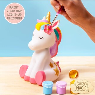 Foto 3 | Foto 3 | Pinta Tu Propia Magia De La Historia Del Unicornio Con Luz Nocturna Led - Venta Internacional.