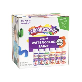 Foto 5 | Foto 5 | Set De Pintura De Acuarela Colorations Liquid 60 Ml 6 Colores Clásicos - Venta Internacional.