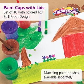Foto 3 | Foto 3 | Paint Cups Colorations Herméticos Y Sin Ensuciar Para Niños Juego De 10 - Venta Internacional.