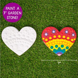 Foto 5 | Foto 5 | Stepping Stone Creative Roots Mosaic Heart Con Kit De Pintura Para Niños - Venta Internacional.