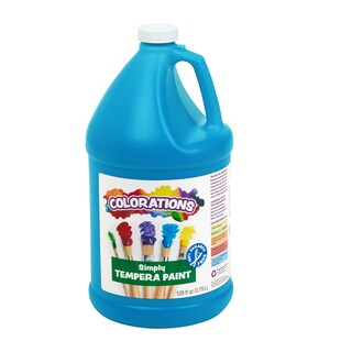 Foto 1 | Foto 1 | Coloraciones De Pintura Al Temple 1 Galón Turquesa Vibrante Para Niños - Venta Internacional.