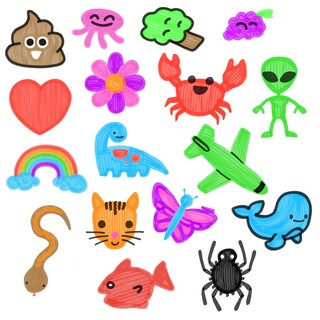 Foto 3 | Foto 3 | Creative Toy Zimpli Kids Doodle N Dip Con 8 Rotuladores Mágicos - Venta Internacional.