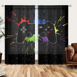 Foto 2 | Foto 2 | Window Curtains Wnoohiy Consola De Juegos Con Mando Para Adolescentes Y Niños - Venta Internacional.