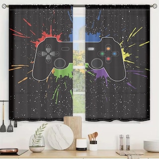 Foto 4 | Foto 4 | Window Curtains Wnoohiy Consola De Juegos Con Mando Para Adolescentes Y Niños - Venta Internacional.