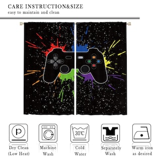 Foto 5 | Foto 5 | Window Curtains Wnoohiy Consola De Juegos Con Mando Para Adolescentes Y Niños - Venta Internacional.