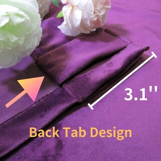 Foto 3 | Foto 3 | Juego De 2 Paneles De Cortinas Aljctns Terciopelo Morado 214 X 132 Cm - Venta Internacional.