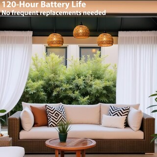 Foto 7 | Foto 7 | Candelabro Colgante Para Exteriores Que Funciona Con Pilas All Fortune - Venta Internacional.