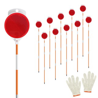 Foto 1 | Foto 1 | Marcadores De Entrada Ahkunmt Reflectantes De Fibra De Vidrio De 48 Pulgadas (5) - Venta Internacional.