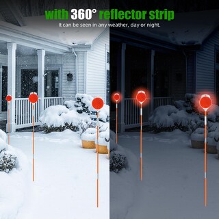 Foto 5 | Foto 5 | Marcadores De Entrada Ahkunmt Reflectantes De Fibra De Vidrio De 48 Pulgadas (5) - Venta Internacional.