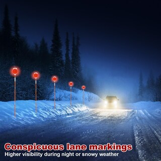 Foto 6 | Foto 6 | Marcadores De Entrada Ahkunmt Reflectantes De Fibra De Vidrio De 48 Pulgadas (5) - Venta Internacional.