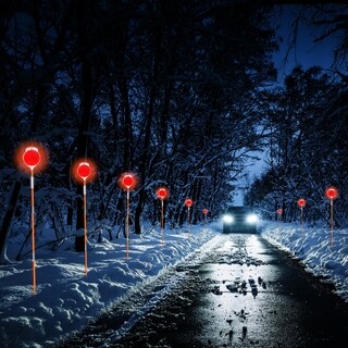 Foto 7 | Foto 7 | Marcadores De Entrada Ahkunmt Reflectantes De Fibra De Vidrio De 48 Pulgadas (5) - Venta Internacional.