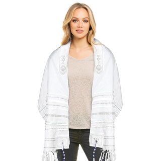 Foto 1 | Foto 1 | Mantón De Oración Halleluyah Messianic Tallit 72 X 22 Cm Con Bolsa Acrílica - Venta Internacional.
