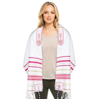 Foto 1 | Foto 1 | Mantón De Oración Halleluyah Messianic Tallit 72 X 22 Cm Con Bolsa Acrílica - Venta Internacional.