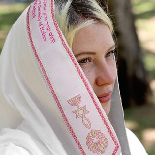 Foto 2 | Foto 2 | Mantón De Oración Halleluyah Messianic Tallit 72 X 22 Cm Con Bolsa Acrílica - Venta Internacional.