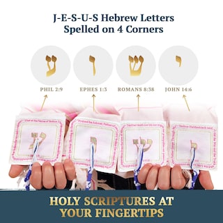 Foto 4 | Foto 4 | Mantón De Oración Halleluyah Messianic Tallit 72 X 22 Cm Con Bolsa Acrílica - Venta Internacional.