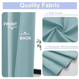 Foto 3 | Foto 3 | Cortinas Opacas Simplebrand Ava Aqua  213 Cm De Longitud  2 Paneles - Venta Internacional.