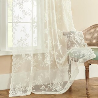 Foto 5 | Foto 5 | Cortinas Seekright De Encaje Marfil De 160 X 160 Cm 2 Paneles De 160 Cm De Longitud - Venta Internacional.