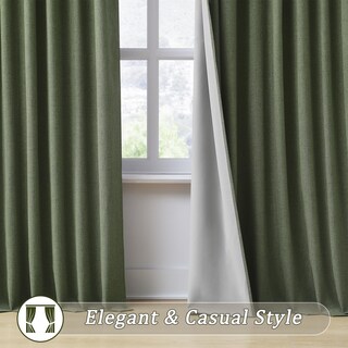 Foto 6 | Foto 6 | Cortinas Rain City Extra Anchas De Lino Opacas De 70 X 96 Cm  2 Paneles - Venta Internacional.