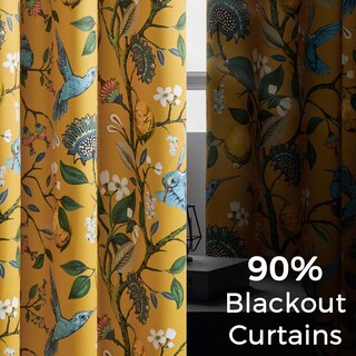 Foto 4 | Foto 4 | Cortinas Topfinel  Color Amarillo Mostaza  160 X 160 Cm  2 Paneles - Venta Internacional.