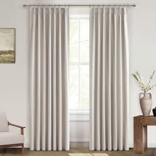 Foto 1 | Foto 1 | Cortinas Qjmydeco De 218 Cm De Largo  Lino 100% Opaco  2 Paneles - Venta Internacional.