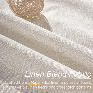 Foto 3 | Foto 3 | Cortinas Topfinel  Extra Largas  Plisadas  De Lino Sintético  300 Cm - Venta Internacional.