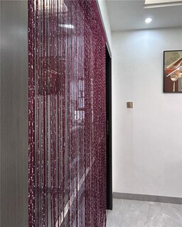 Foto 5 | Foto 5 | Cortina Decorativa Con Forma De Cadena Para Puerta Con Forma De Ave Split  100 Cm X 200 Cm  Color Rojo - Venta Internacional.
